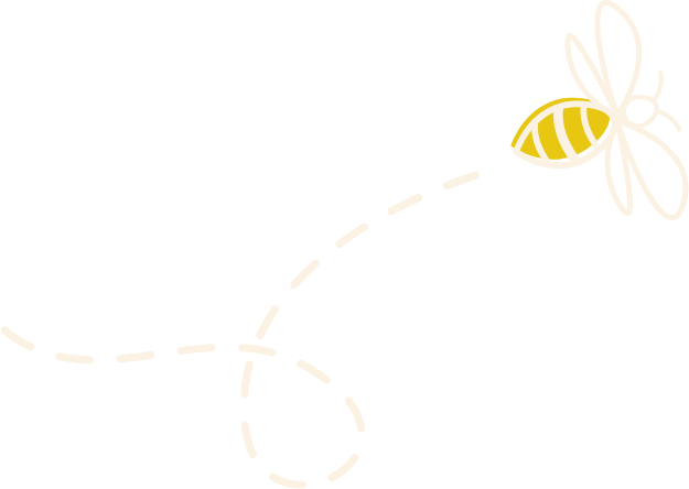 Bee illustration with inspirational counselling quote